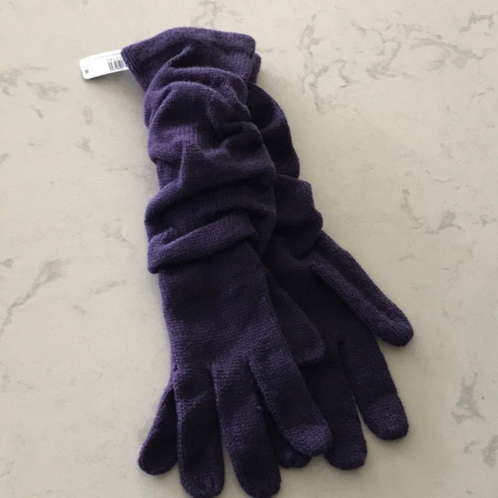 New Directions Violet long gloves O/S